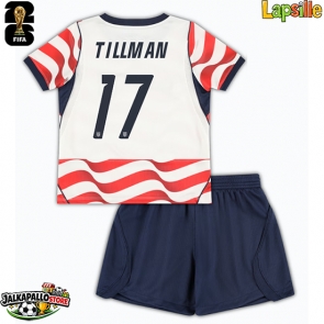 Yhdysvallat Malik Tillman #17 Kotipaita Lapsille MM-kisat 2026 Lyhythihainen (+ shortsit)
